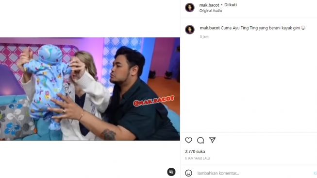 Ayu Ting Ting dan Ivan Gunawan (Instagram.com)