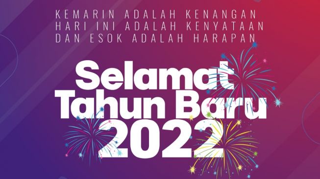 Gambar Ucapan Tahun Baru 2022, Selamat Tahun Baru (Suara.com)