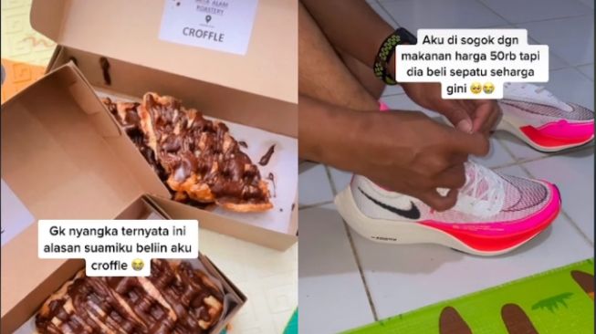 Sogok istri dengan croffle seharga Rp 50 ribu, suami beli sepatu dengan harga jutaan.