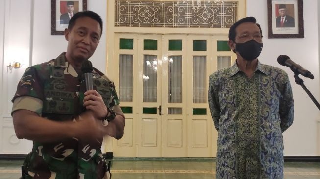 Bertemu Sultan Tiga Jam Lebih, Panglima TNI Andika Perkasa Singgung Soal Klitih