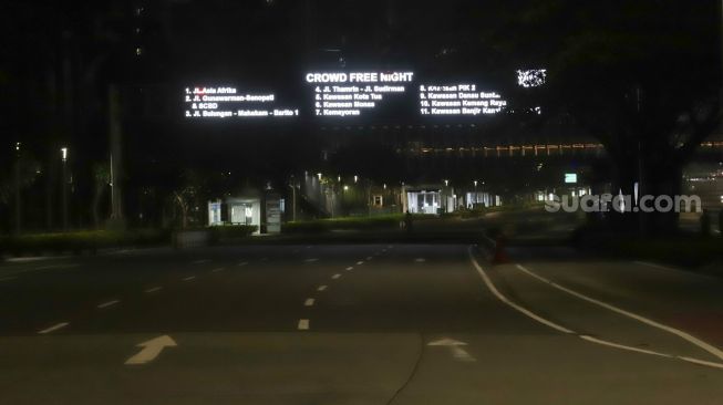 Daftar 10 Titik Crowd Free Night Dampak Kenaikan PPKM Jakarta ke Level 3
