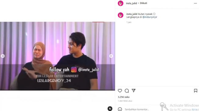 Lesti Kejora dan Rizky Billar (Instagram.com)