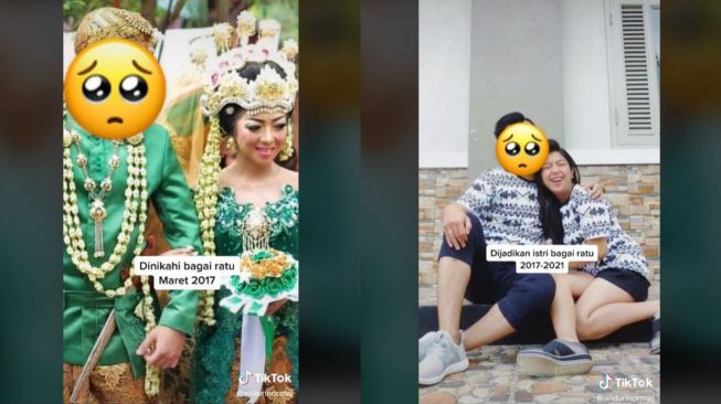 Curhat Wanita Diperlakukan Sebagai Ratu, Ternyata Diam-diam Diselingkuhi (tiktok.com/@widurinormaj)