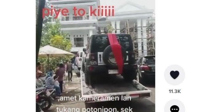 Viral! Lamar Kekasih Bawa Mobil Rubicon dan Alphard, Pria di Pati Ini Gegerkan Warganet