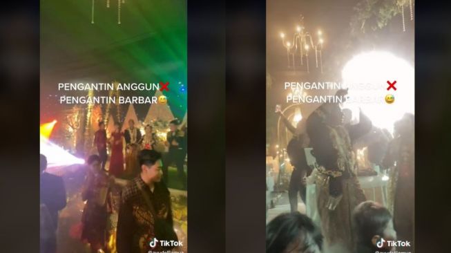 Viral Pasangan Pengantin Sewa DJ saat Menikah (tiktok.com/@ayudelliamua)