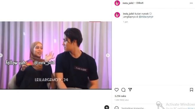 Lesti Kejora dan Rizky Billar (Instagram.com)