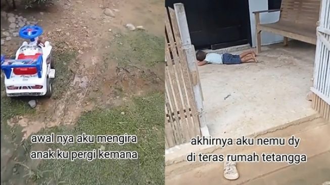 Hati Ortu Teriris! Anak Tiduran Depan Rumah Tetangga, Mau Nonton TV Tapi Tak Boleh Masuk