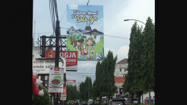 Marak Klitih, Viral Baliho Solo Dipasang di Jogja Promosi Liburan Aman