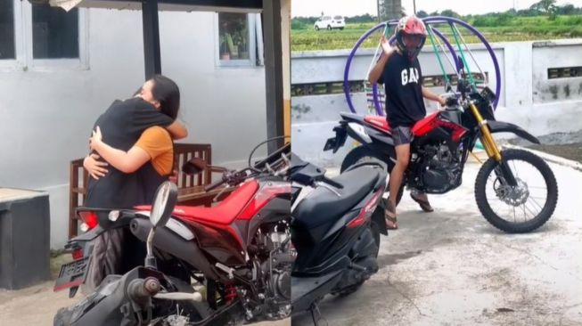 Viral Momen Kakak Beri Kado Spesial Adiknya, Warganet Auto Baper