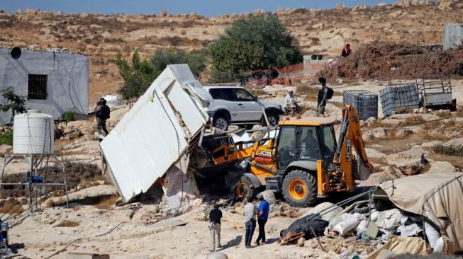 Duh, Israel Perintahkan Bongkar Bangunan Palestina hingga Masjid di Tepi Barat