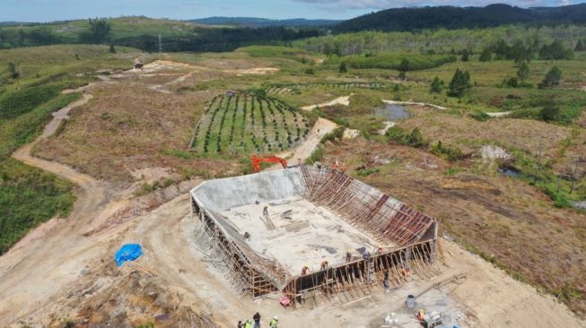 Pembangunan Food Estate di Humbang Hasundutan. (Dok: Kementerian PUPR)