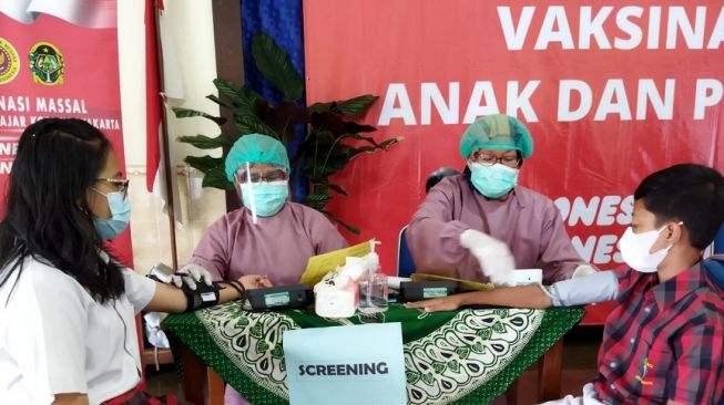 Amankan PTM, BINDA DIY Kembali Gelar Vaksinasi Anak Usia 6-11 Tahun