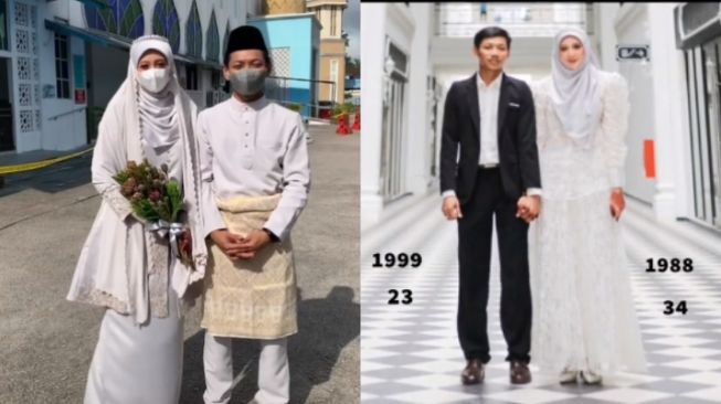 Jodoh Tak Kenal Usia, Pemuda ini Nikahi Gurunya Sendiri Usai Bertemu saat Reuni