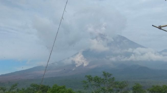Gunung Semeru Luncurkan Awan Panas, Sejumlah Desa Kena Hujan Abu Vulkanik