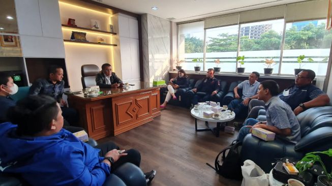 Anggota DPRD Jakarta dari fraksi Demokrat, Mujiyono, menyebut pihaknya sudah mulai bersiap menyambut Pemilu 2024. (Suara.com/Fakhri Fuadi)