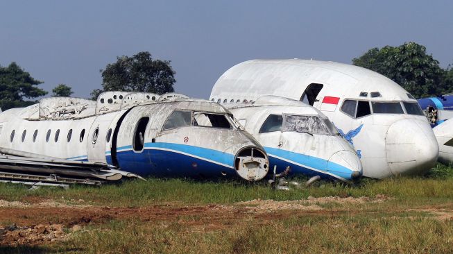 Pemkab Bogor Kepincut  Lokasi Kuburan Bangkai Pesawat Jadi Tempat Wisata di Kemang