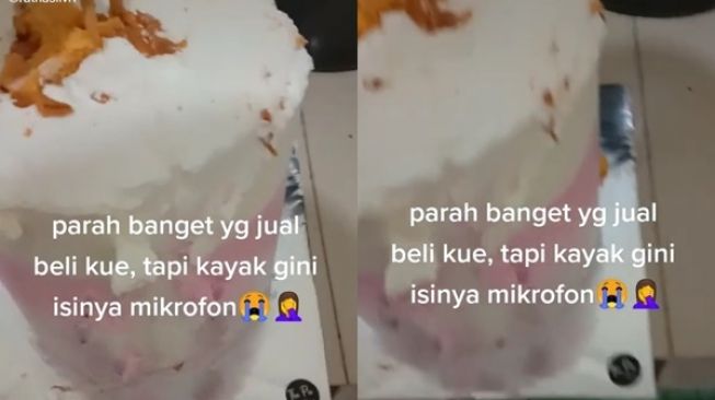 Viral Wanita Protes Ngaku Beli Kue Isi 'Mikrofon', Penampakan Aslinya Bikin Publik Geger