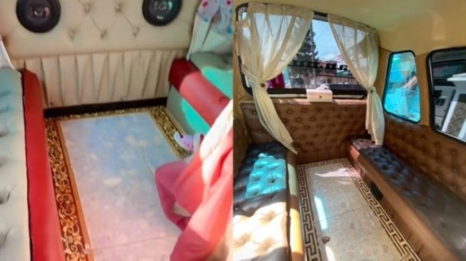 Viral Penampakan Angkot Versi Sultan, Interiornya Sukses Bikin Melongo (TikTok)