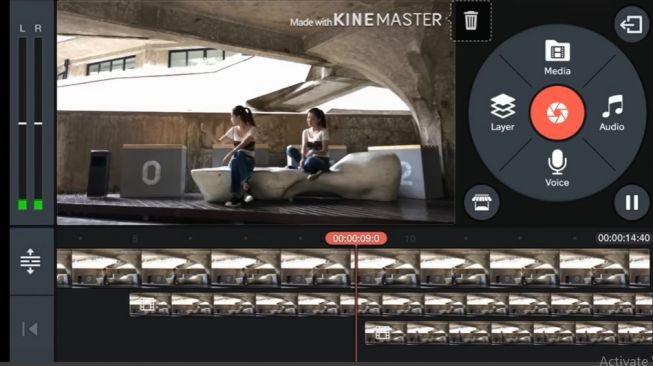 Aplikasi edit video TikTok di PC, KineMaster Pro Video Editor