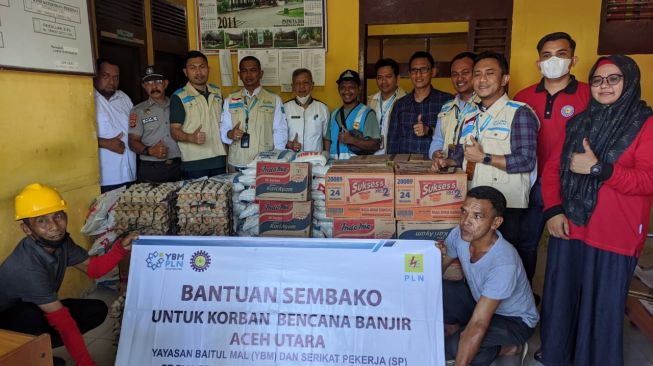 Gerak Cepat, PLN Kirim Bantuan untuk Korban Banjir Bandang di Aceh