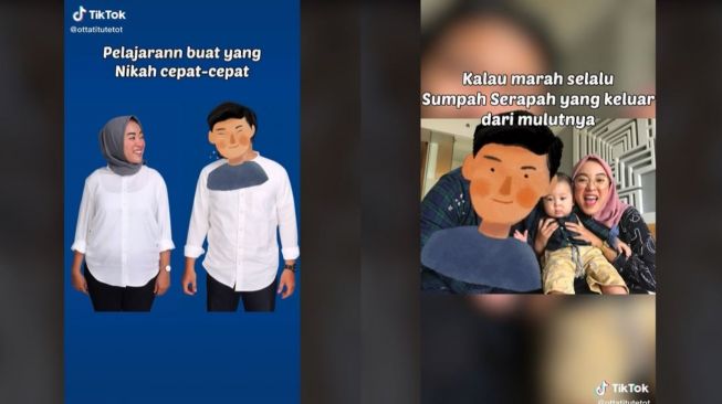 Curhat Wanita Menikah setelah 2 Bulan Kenal, Ternyata Mertua Toksik (tiktok.com/@ottatitutetot)