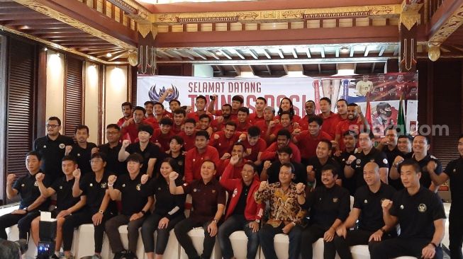 Skuad Timnas Indonesia di Piala AFF 2020 dilepas PSSI untuk dipulamgkan ke tim masing-masing (Suara.com/Adie Prasetyo Nugraha)