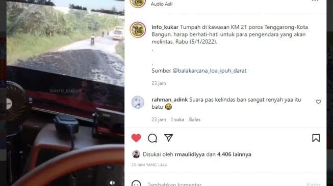 Viral Batu Bara Tumpah di Jalan Poros Kukar, Warganet Ramai Sindir Pemkab dan Kepolisian