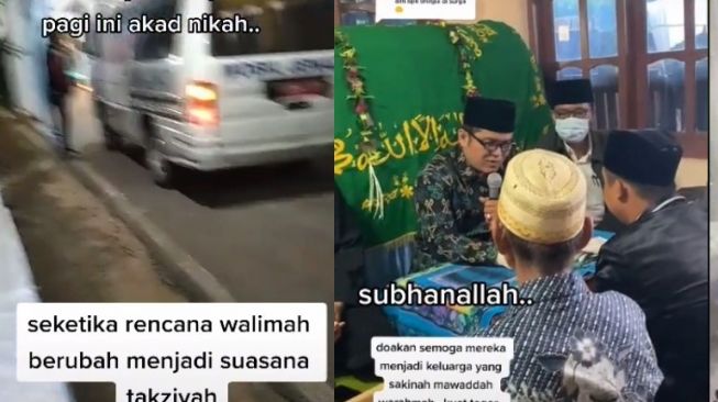 Walimah Berubah Jadi Takziah Akad di Depan Jenazah, Pengantin Tak Bisa Bendung Air Mata