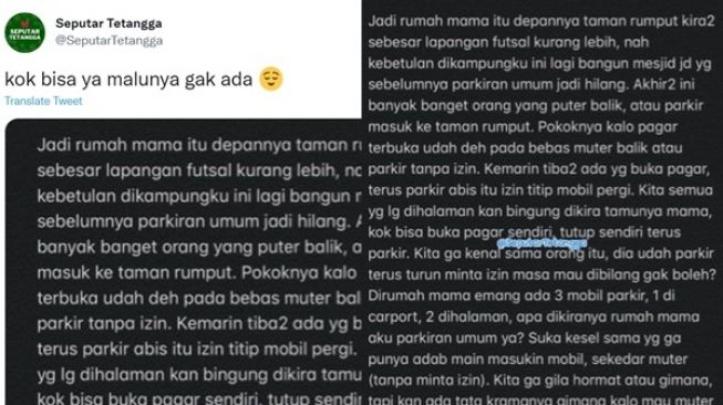 Rumah Ibu Dipakai Parkir Mobil Sembarangan, Pagar Dibuka Tutup Seenaknya Tanpa Izin