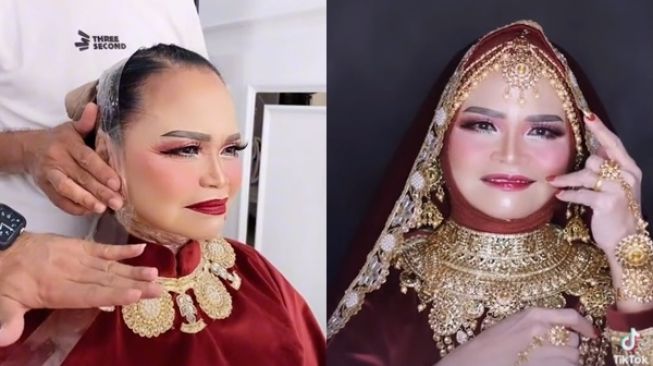 Viral Nenek Dirias Wajah Ditempel Lakban, Hasil Bikin Pangling Serasa 30 Tahun Lebih Muda (TikTok)