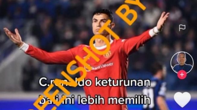 CEK FAKTA: Cristiano Ronaldo Ternyata Keturunan Bali Tapi Lebih Pilih Portugal, Benarkah?