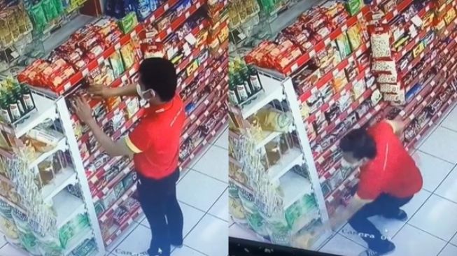 Karyawan Minimarket Tangkap Minyak Jatuh, Ending Jadi 'Spiderman' Ditonton 21 Juta Kali