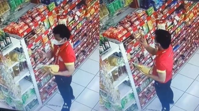 Karyawan Minimarket Tangkap Minyak Jatuh, Ending Jadi 'Spiderman' Ditonton 21 Juta Kali (TikTok)