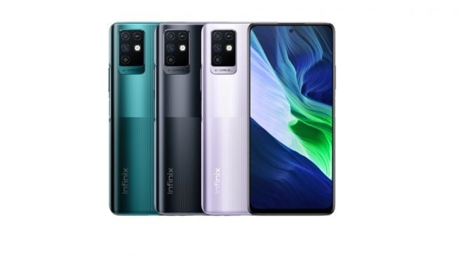 Infinix Note 10, salah satu HP Helio G85 di Indonesia. [Dok Infinix Mobility]