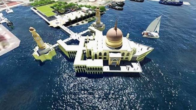 Masjid Terapung Pertama di Kaltim Sebentar Lagi Jadi, Anggaran Pembangunan Rp 60 Miliar