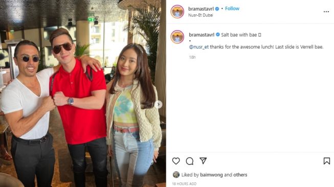 Natasha Wilona liburan bareng Verrell Bramasta di Dubai (instagram.com)