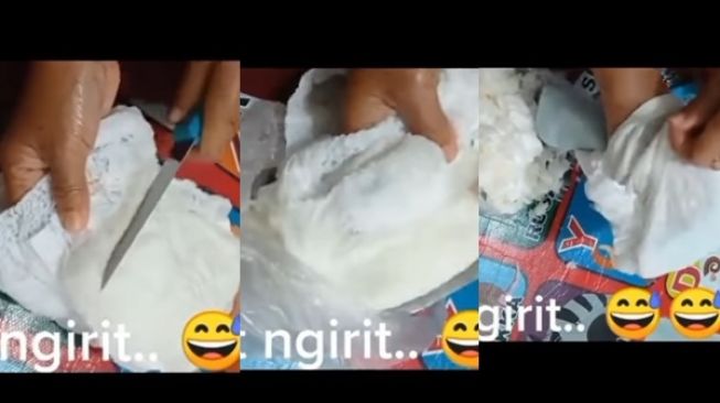 Beri Tutorial Hemat Popok Bayi, Aksi Wanita Ini Tuai Perdebatan (Instagram/@ndorobei.official)