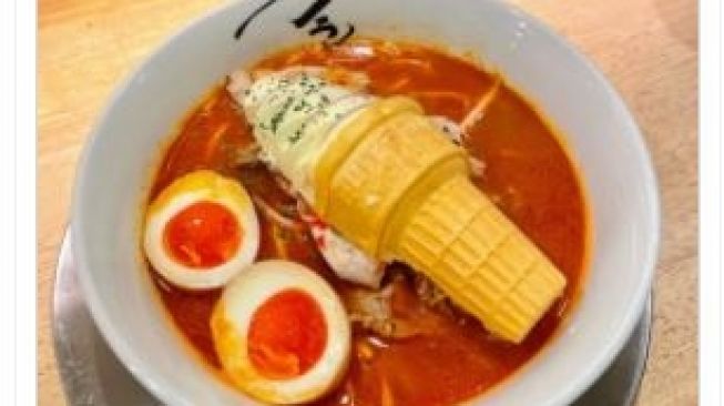 Restoran di Jepang Punya Menu Ramen Topping Es Krim, Bagaimana Rasanya?