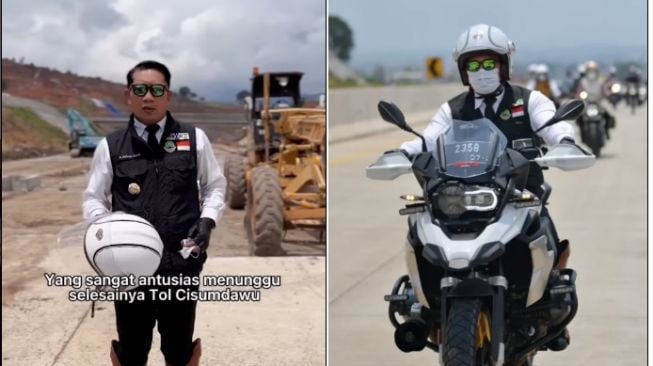 Intip Harga Motor Ridwan Kamil yang Digunakan untuk Pantau Proyek Tol, Setara Pajero Sport