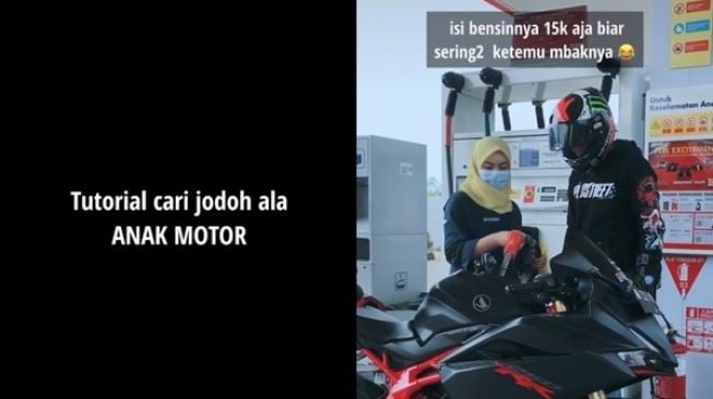 Berawal dari Isi Bensin, Anak Motor Berhasil Menikahi Karyawan SPBU: Cinta Bersemi di SPBU