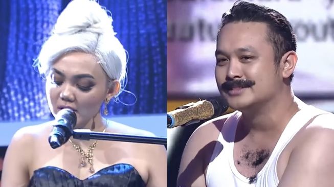 Adu Gaya Rina Nose dan Gilang Dirga Impersonate Artis (YouTube/Indosiar)