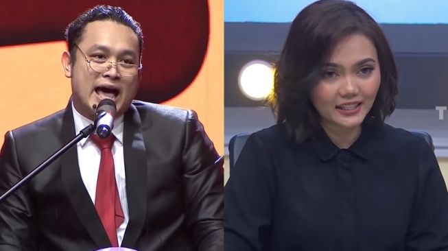 Adu Gaya Rina Nose dan Gilang Dirga Impersonate Artis. [YouTube Trans7]