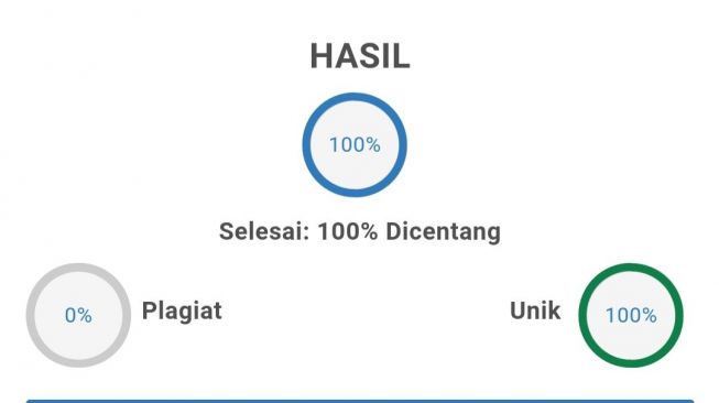 Cek Plagiarisme 1000 Kata Online Gratis, Cepat, dan Mudah