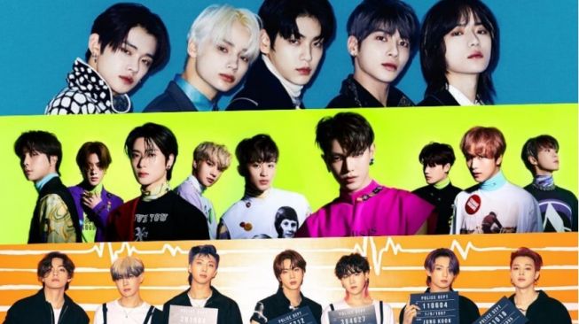 TXT, NCT 127, dan BTS Masuk Dalam Daftar 10 Album Terlaris di AS Tahun 2021