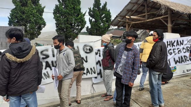 Geger! Ratusan Warga Dataran Tinggi Dieng Unjuk Rasa Tolak Proyek Power Plant Geodipa