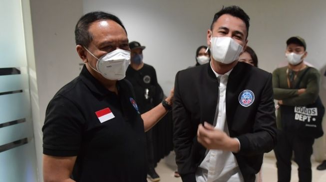 Raffi Ahmad Cs Ucapkan Terima Kasih kepada Menpora Amali yang Dukung RANS PIK Basketball