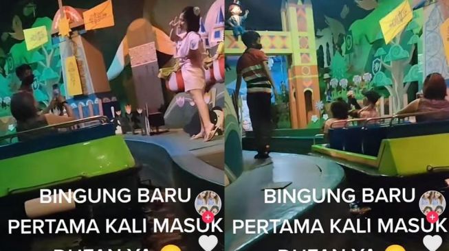 Video Pengunjung Turun dari Perahu di Istana Boneka Cuma Buat Foto-foto Viral (TikTok)
