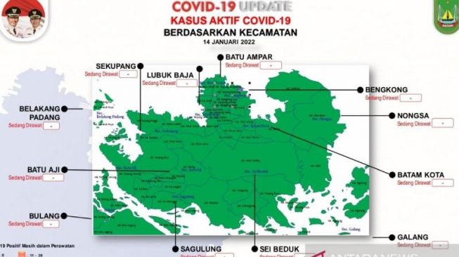 Update Kasus Covid-19 di Batam: Dua Orang Sembuh, Nihil Kasus Tambahan