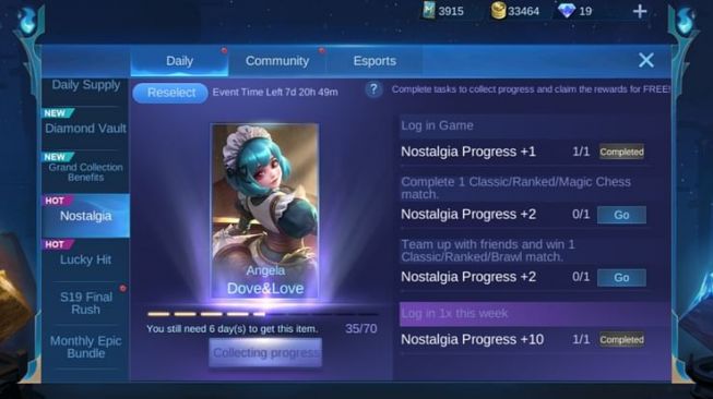 Klaim Bundle Skin Gratis, Tukarkan Kode Redeem ML 14 April 2022