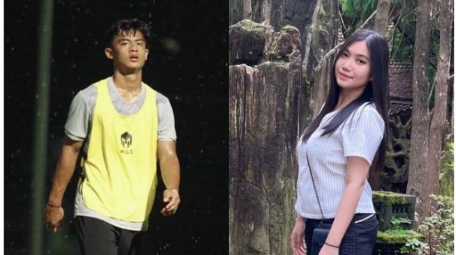 Marshella Aprilia, pacar Pratama Arhan.  (Instagram/pratamaarhan8/marshellaprilia)